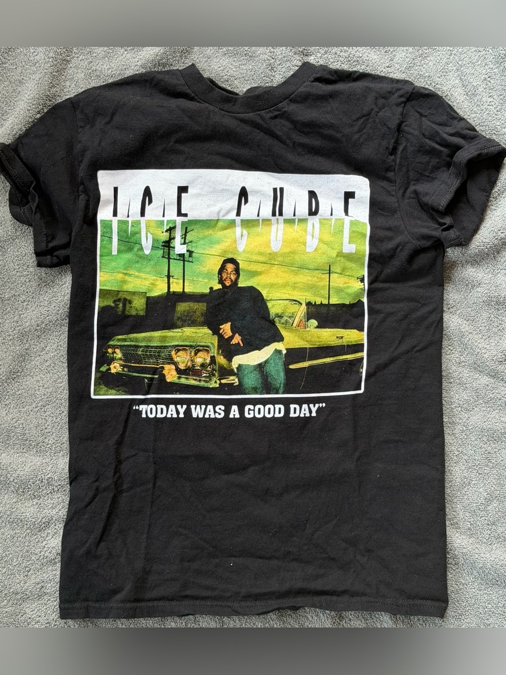 Black "Today Was a Good Day" Graphic Tee
